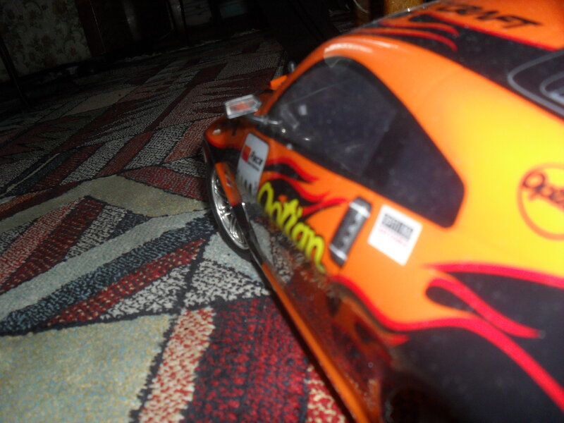 Orange Remote Control Car — Static