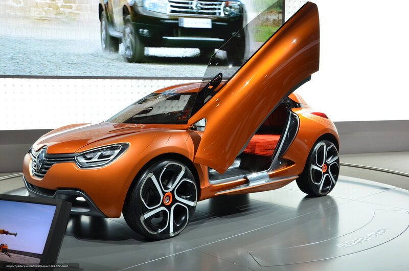 Orange Renault Concept Car
