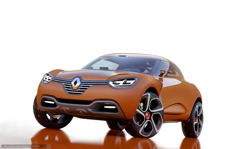 Orange Renault Concept Car