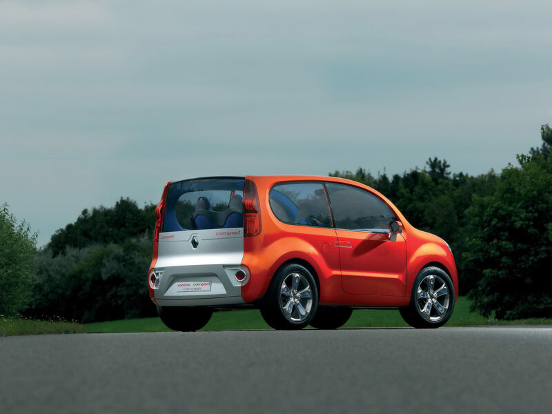 Orange Renault Kangoo Compact Concept