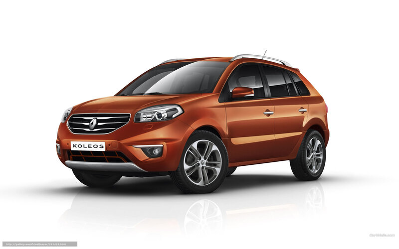 Orange Renault Koleos SUV