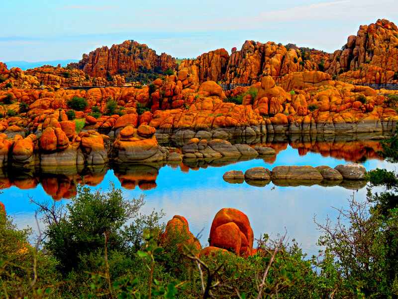 Orange Rock Formations