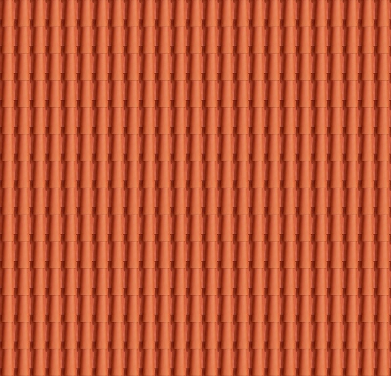 orange roof tiles pattern