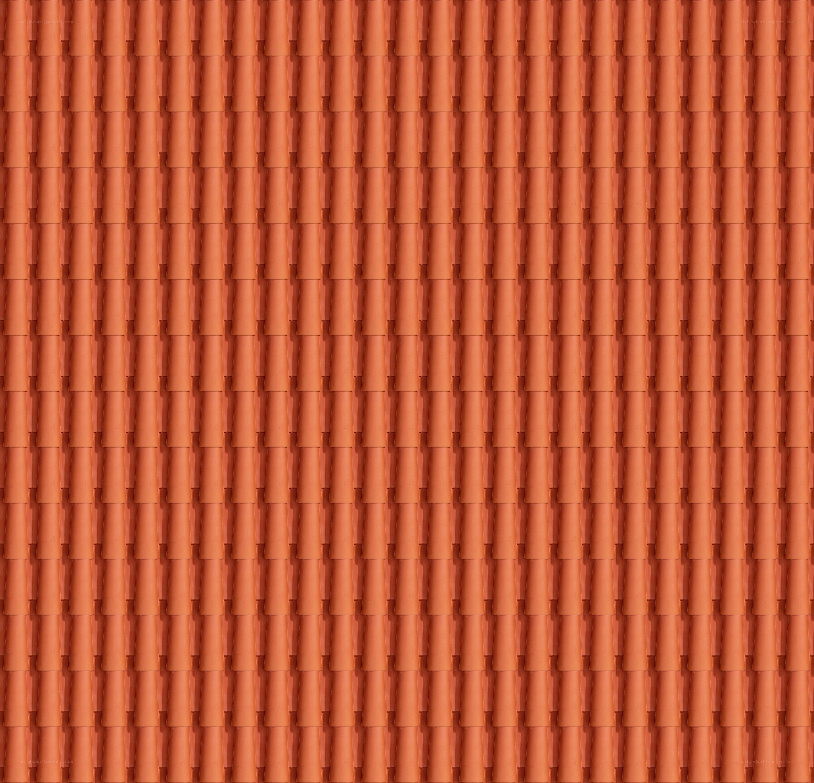 orange roof tiles pattern