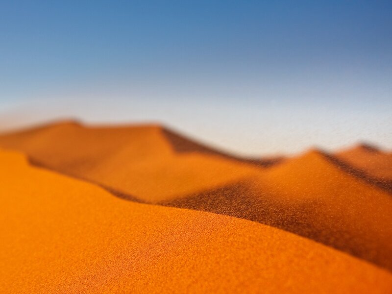 Orange Sand Dunes — Sky