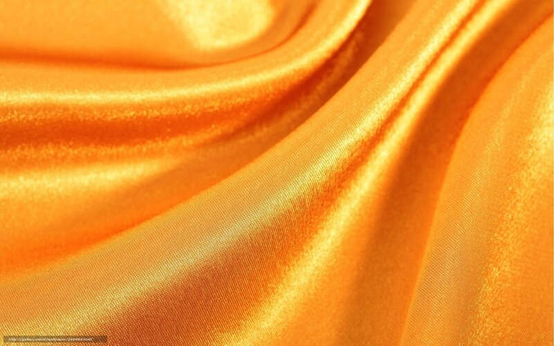 orange satin fabric texture