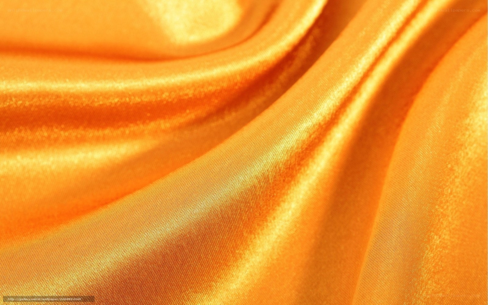orange satin fabric texture