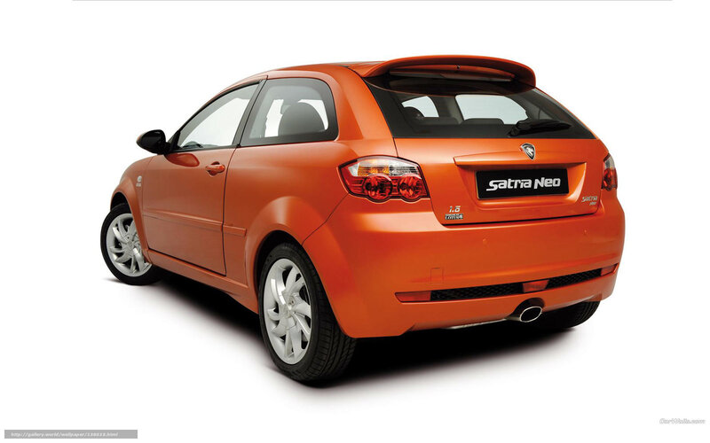 Orange Satra Neo hatchback
