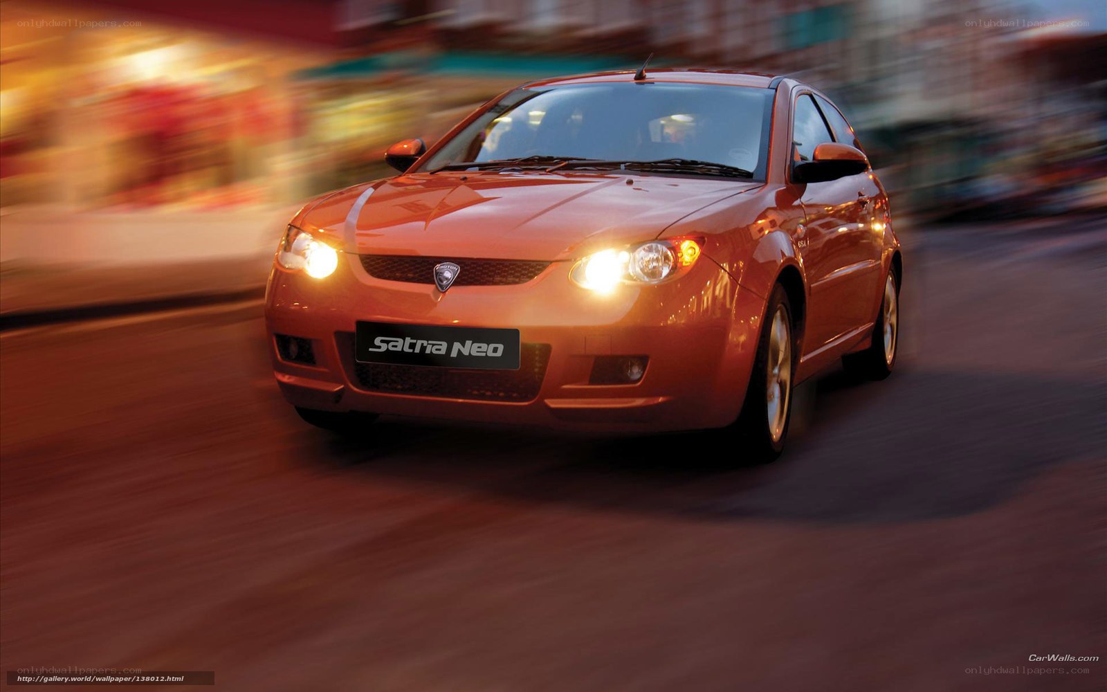 Orange Satra Neo in motion