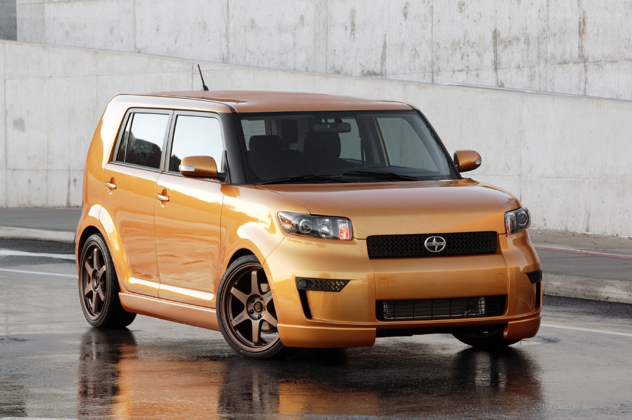 Orange Scion xB concept car