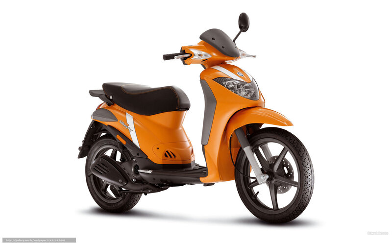 Orange Scooter — Neutral