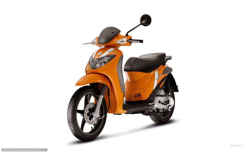 Orange Scooter