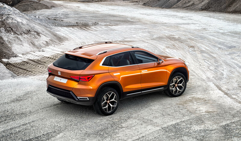 Orange SEAT SUV Concept
