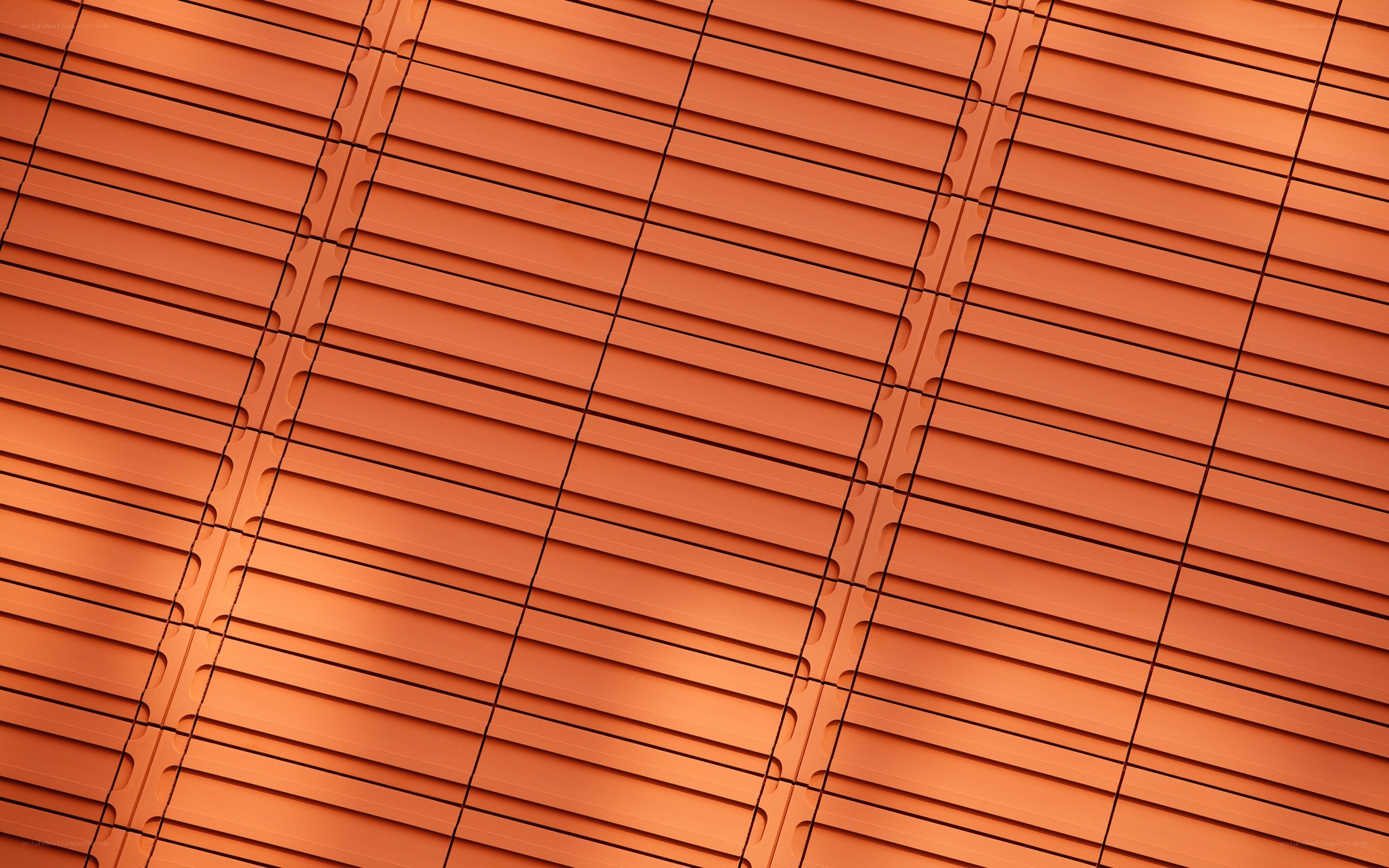 orange slatted wall texture