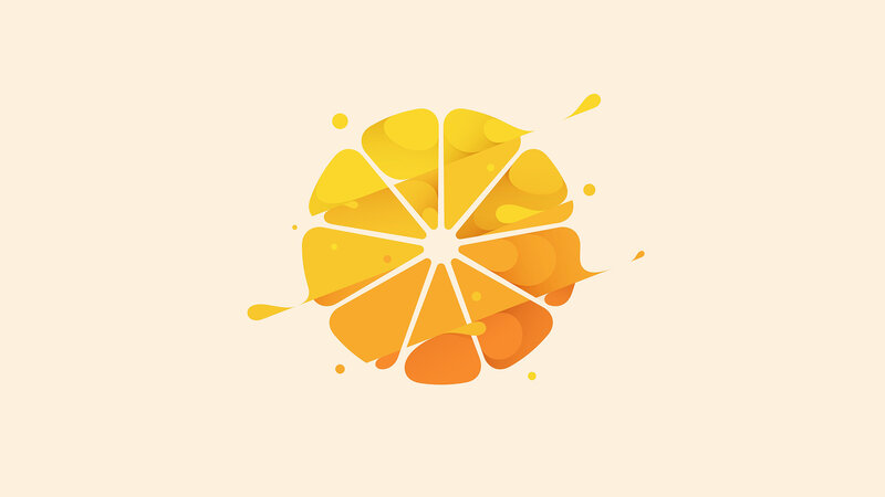 Orange Slice Illustration