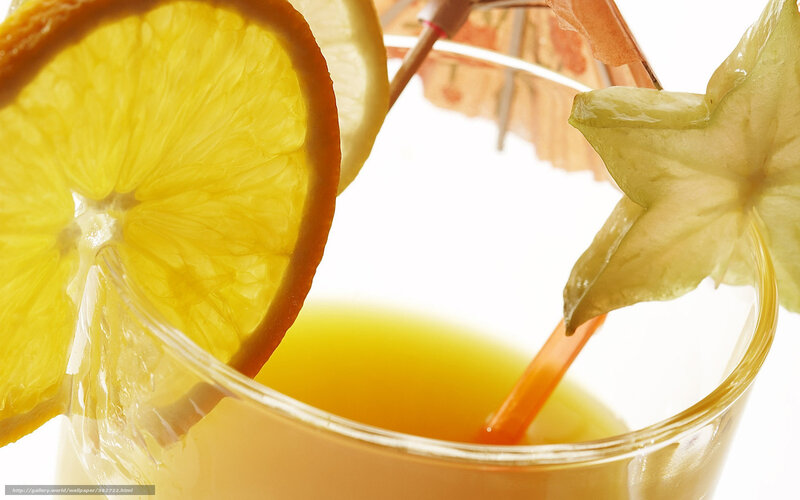Orange Slice in Drink