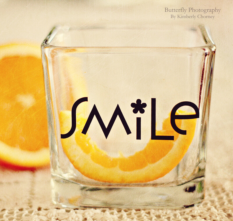 Orange Slice in Glass