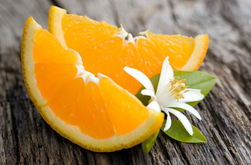 Orange Slices and Flower