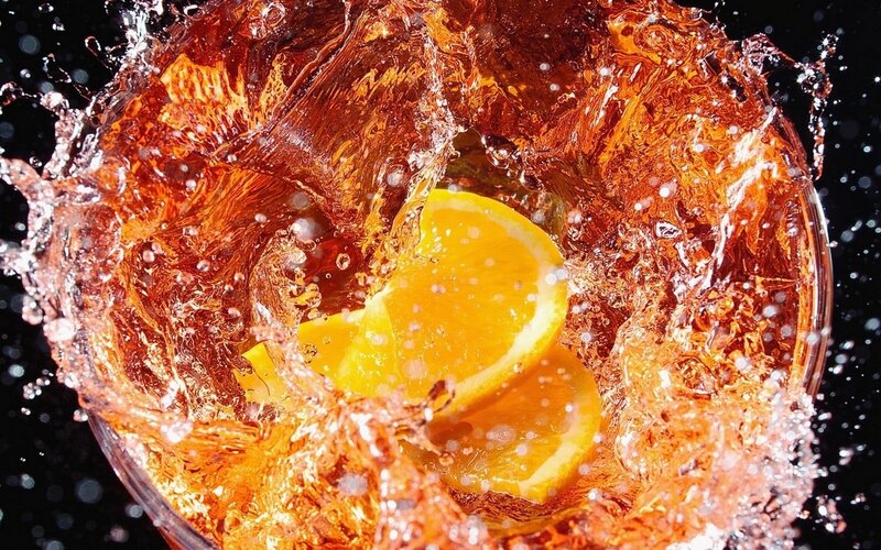 Orange Slices in Soda