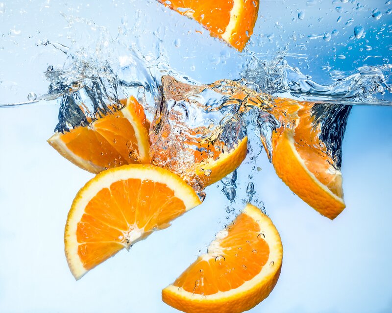 Orange Slices in Water