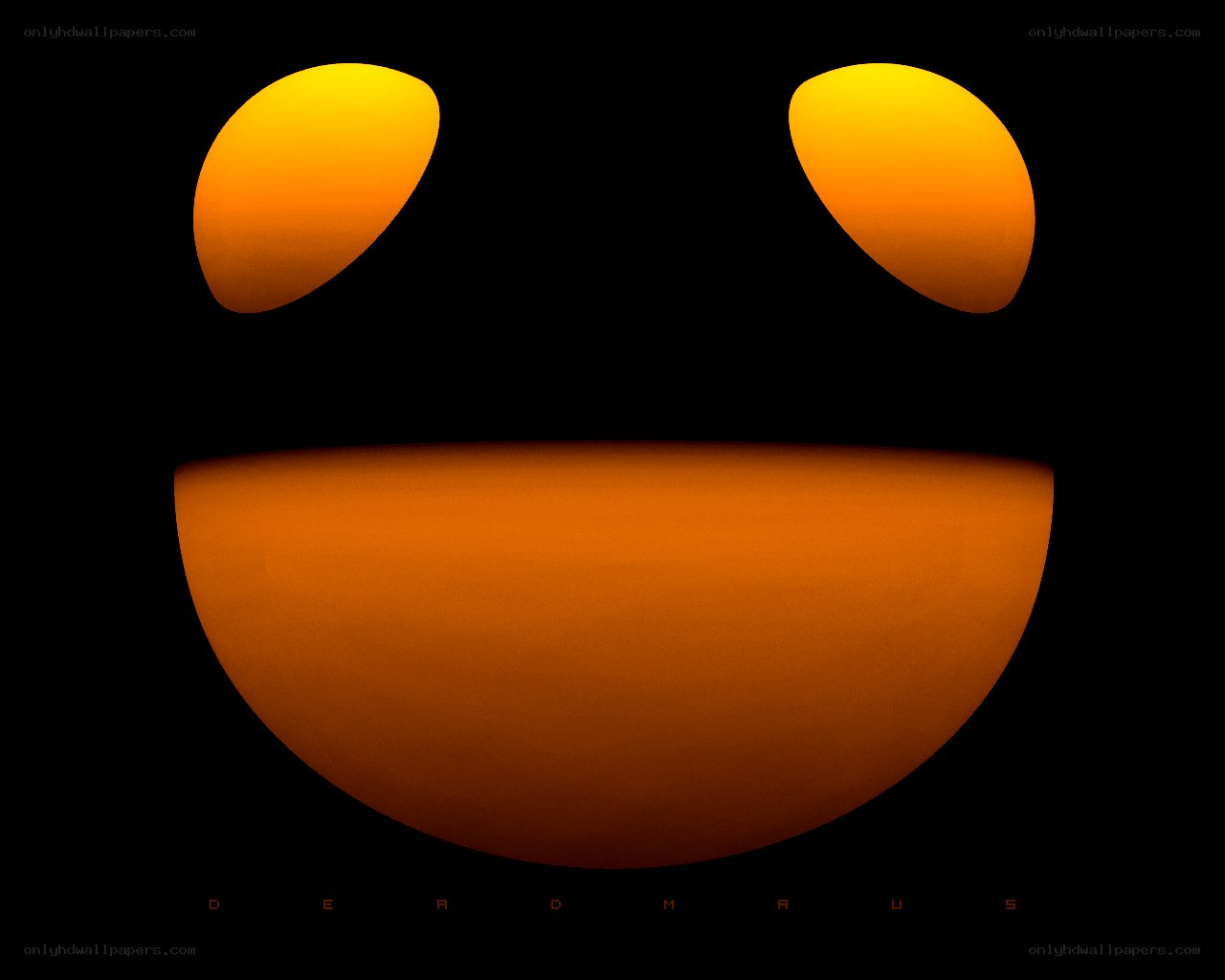 orange smiley face