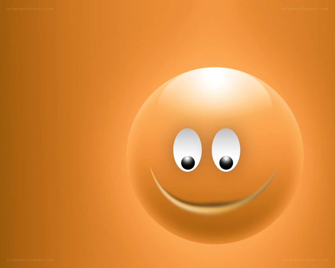 orange smiley face