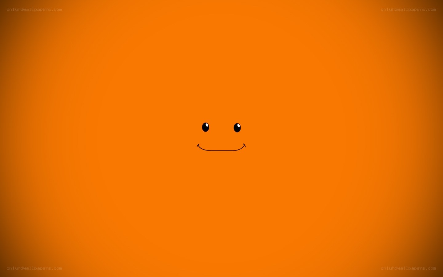 orange smiley face