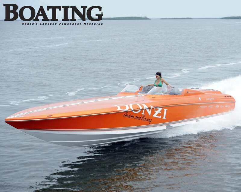 Orange Speedboat on Water