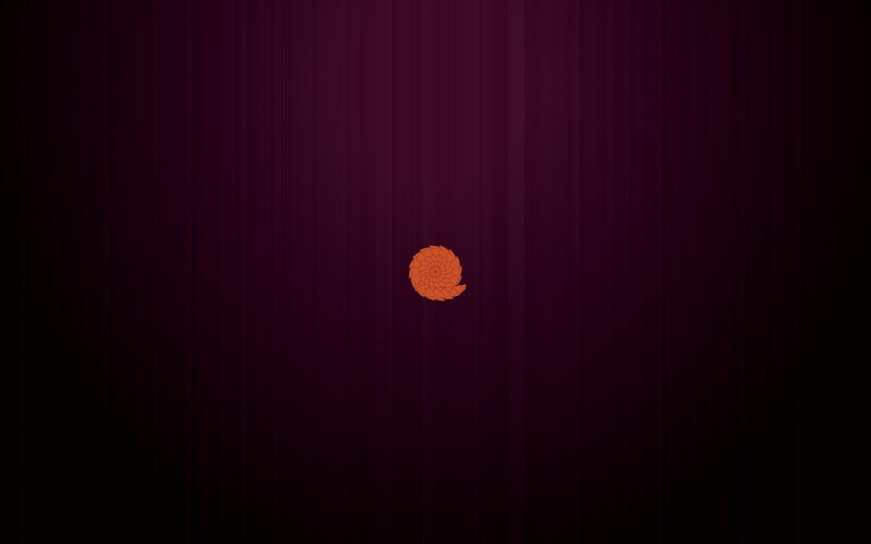 Orange Spiral Symbol