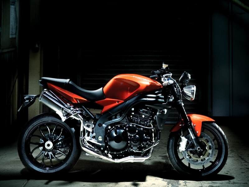 orange sport motorcycle