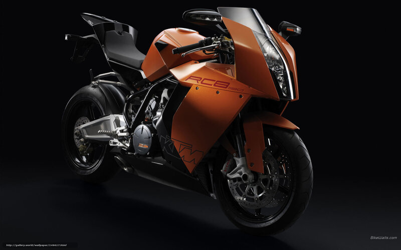Orange Sport Motorcycle — Dramatic, Photograph