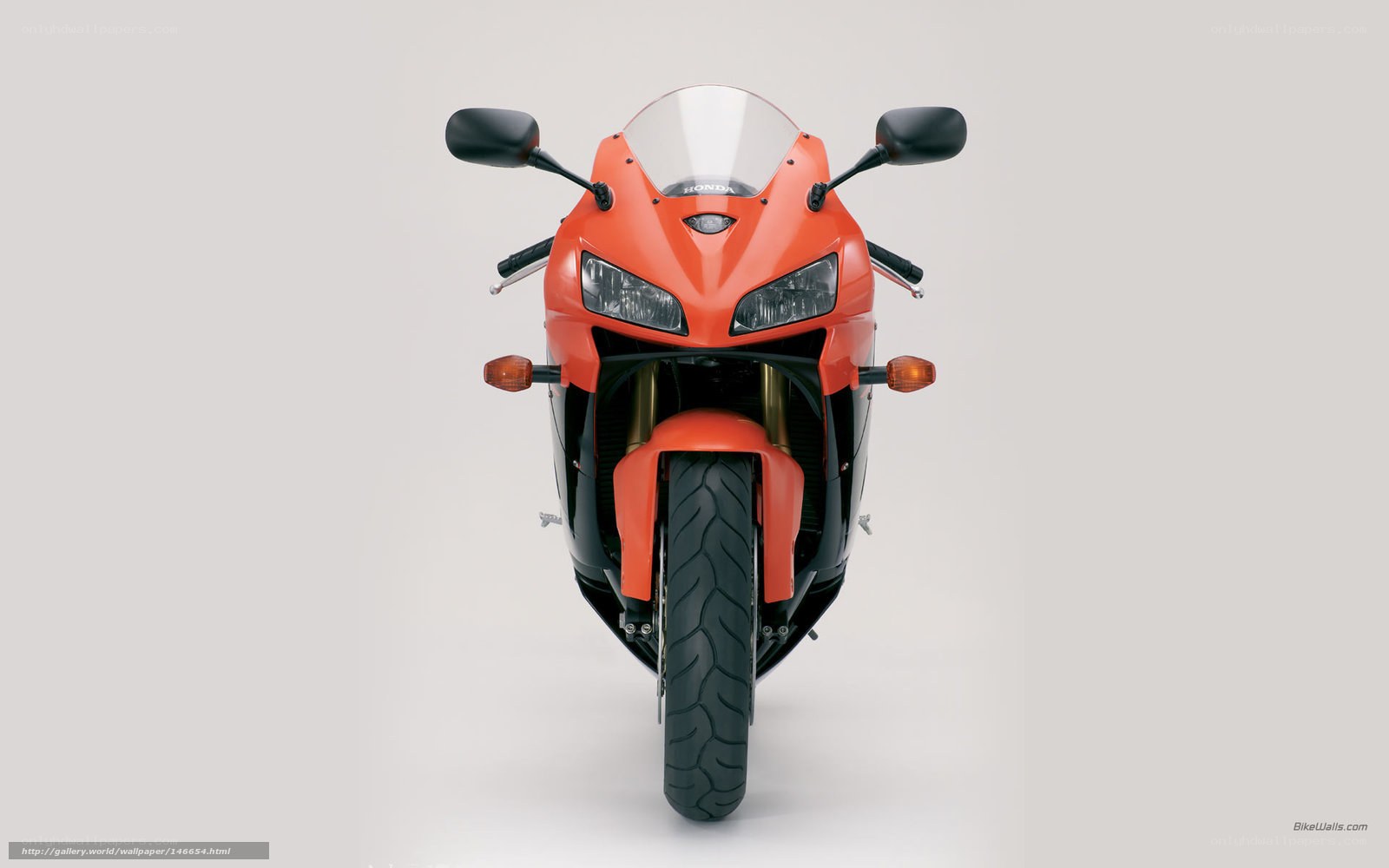 orange sport motorcycle