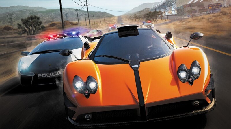 Orange Sports Car — Action-packed, Afternoon, 3d Render