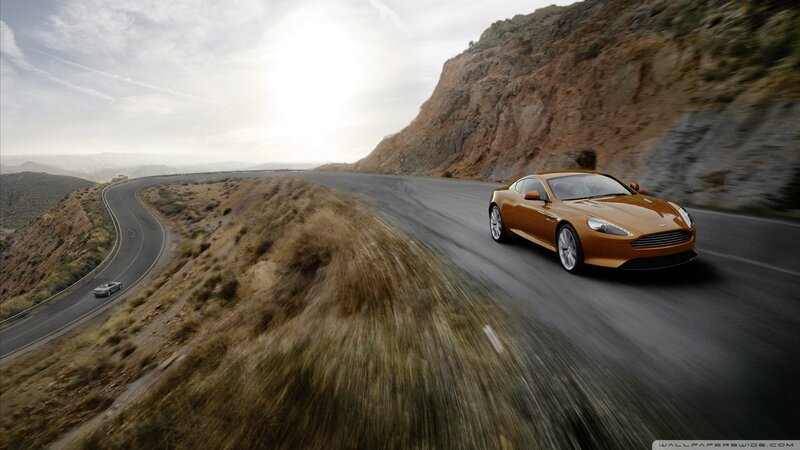 Orange Sports Car — Brown