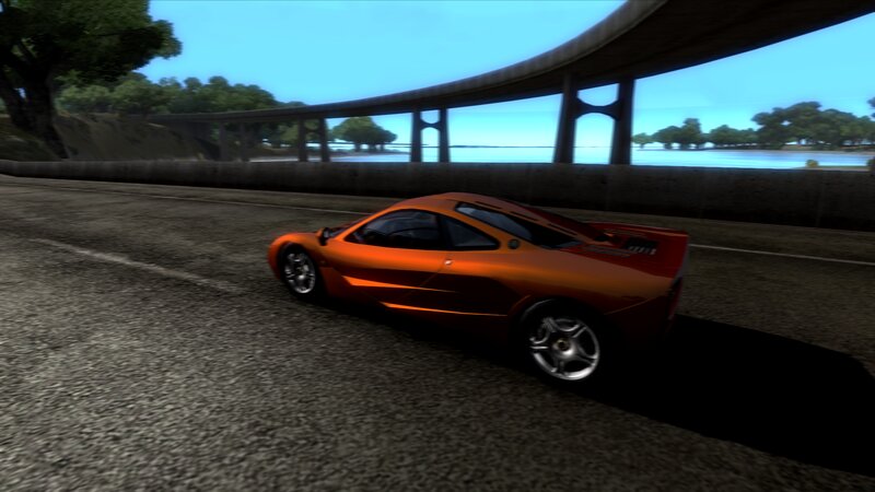 Orange Sports Car — Calm, Afternoon, 3d Render