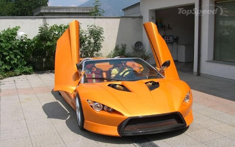 Orange Sports Car — Calm