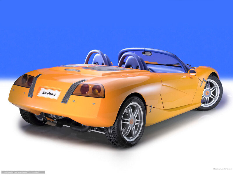 Orange Sports Car — Clean