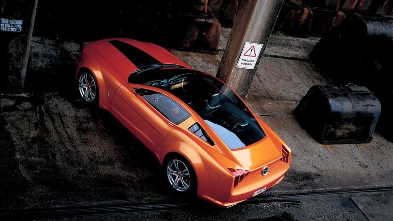 orange sports car concept
