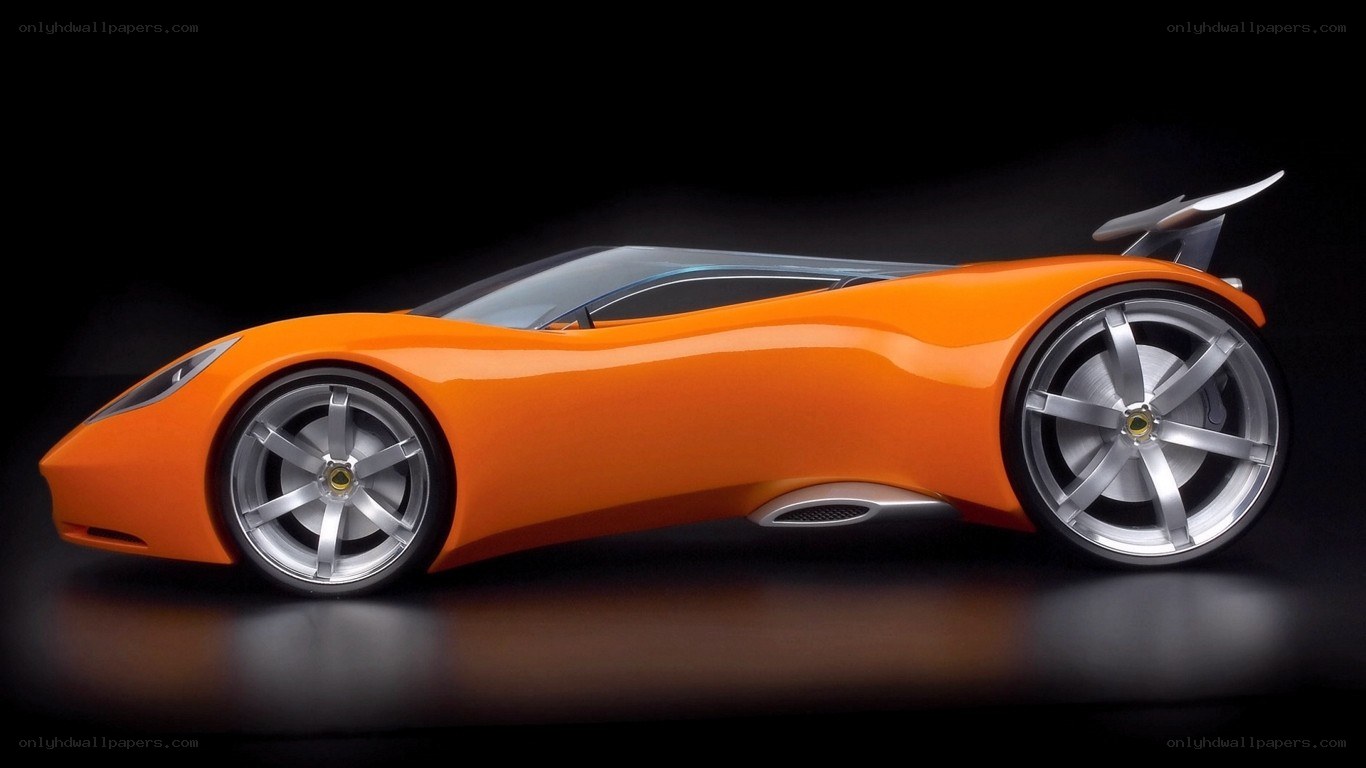 orange sports car concept