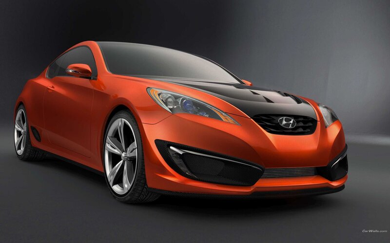 orange sports car concept