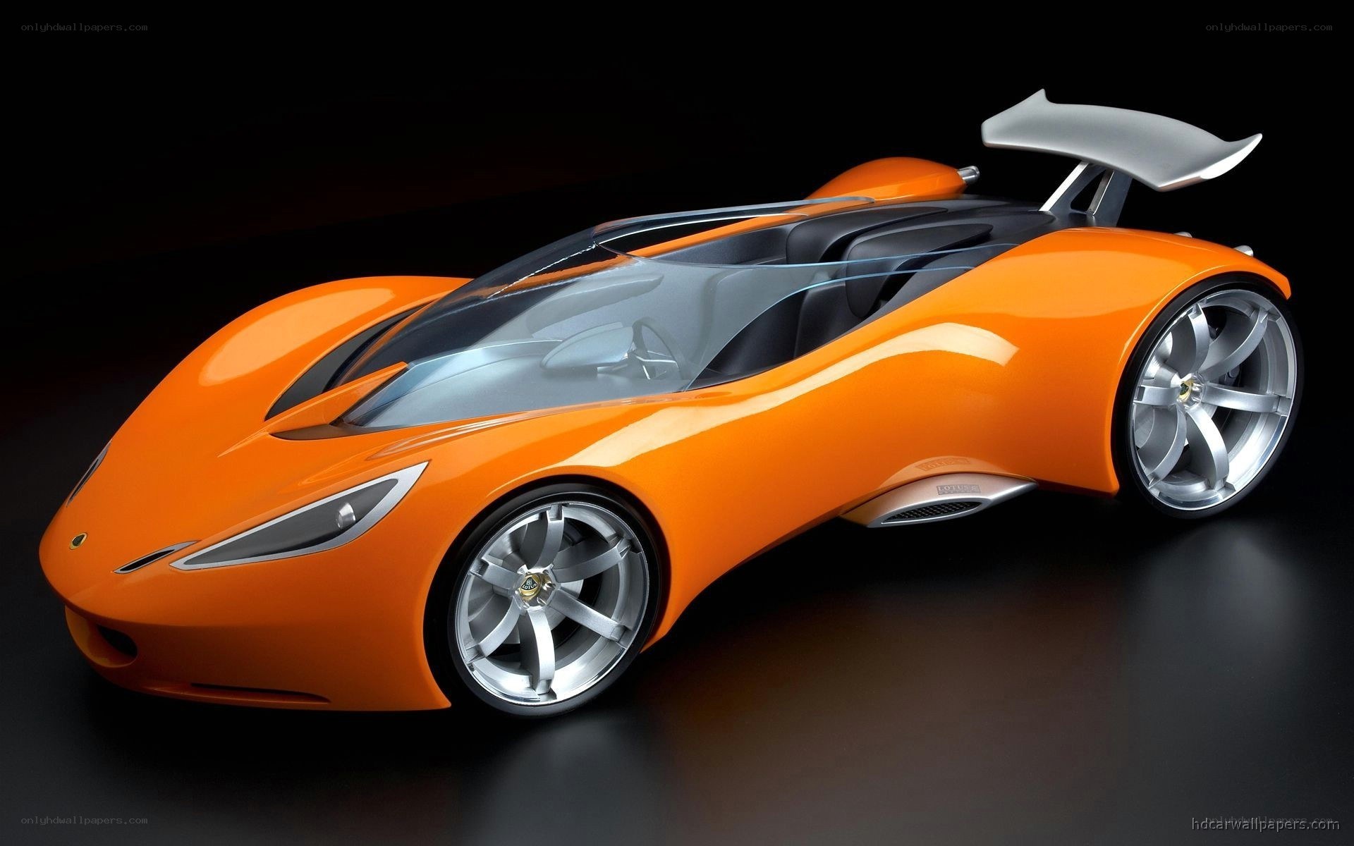 orange sports car concept