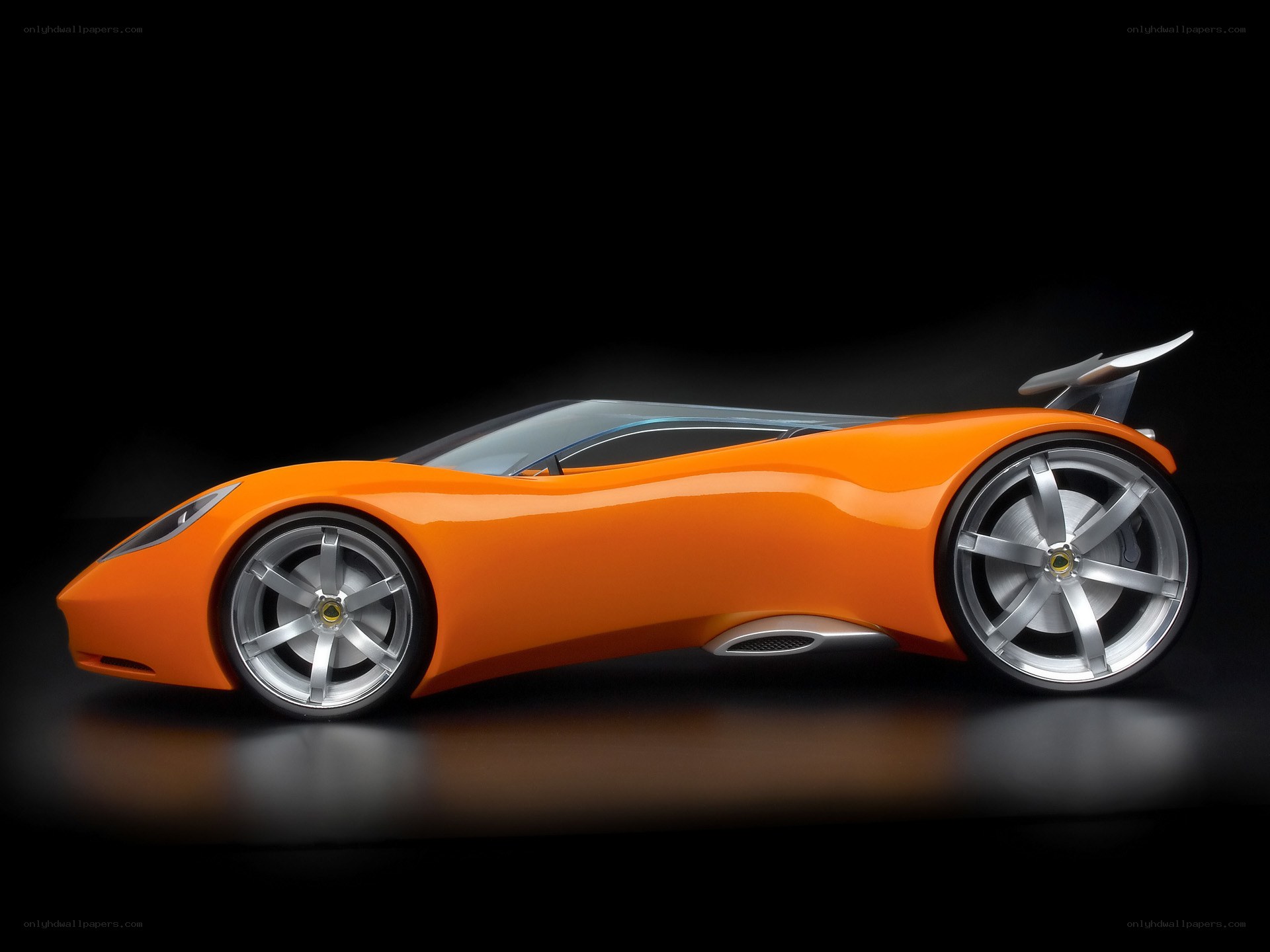 orange sports car concept