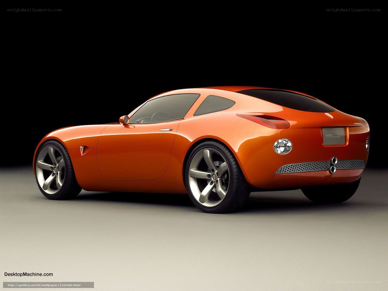 Orange sports car concept