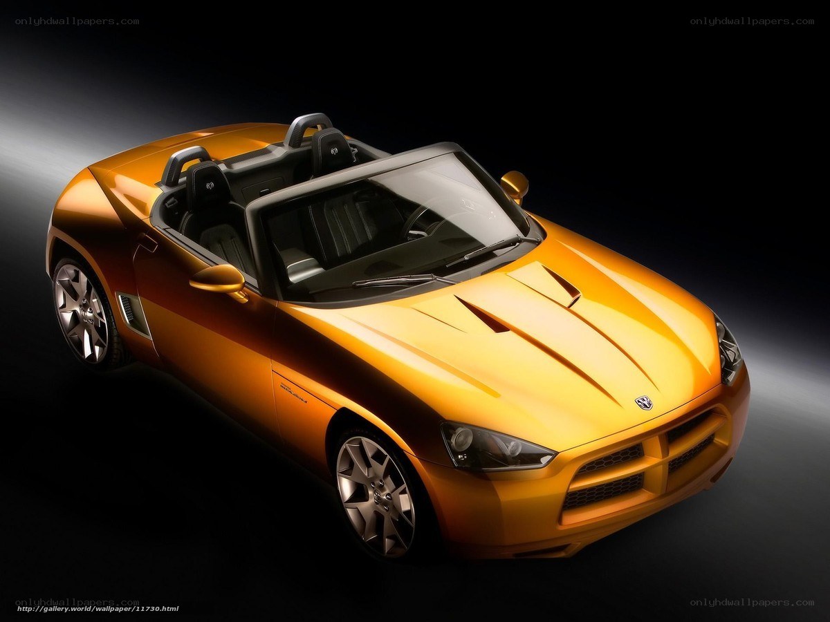 Orange sports car concept