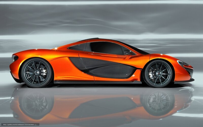 Orange Sports Car — Dramatic, 3d Render, Reflection, Wheels