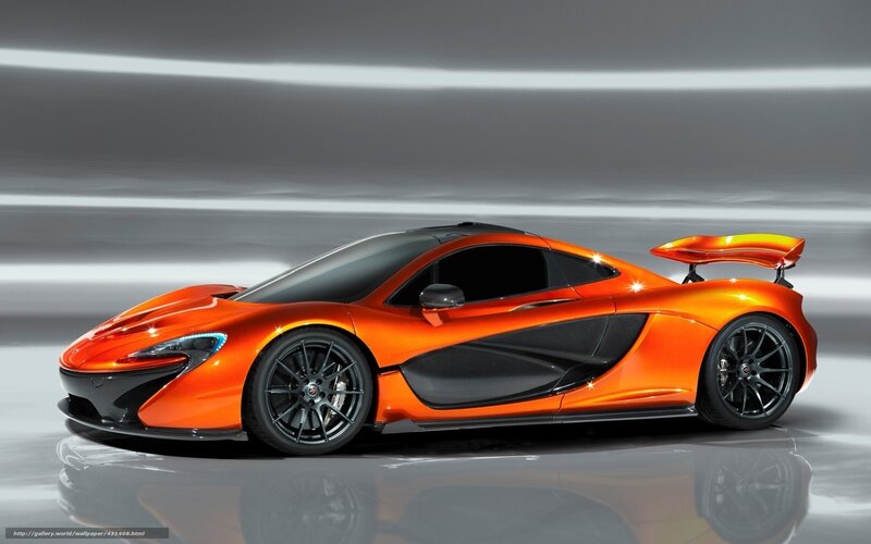 Orange Sports Car — Dramatic, 3d Render, Tire