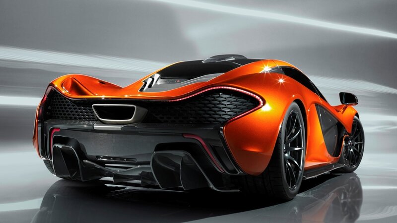 Orange Sports Car — Dramatic, 3d Render, Wheels, Grille