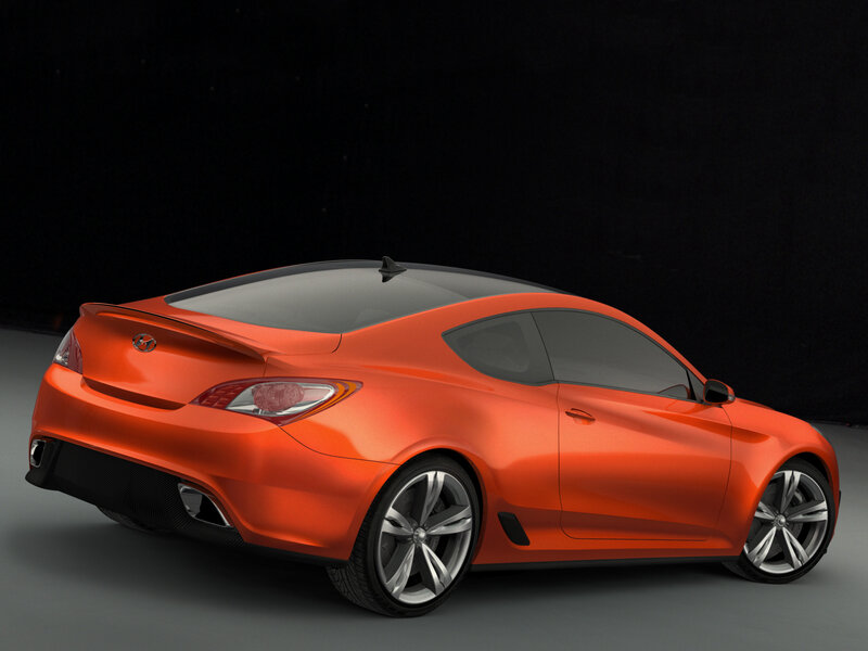 Orange Sports Car — Dramatic, 3d Render, Wheels, Taillights