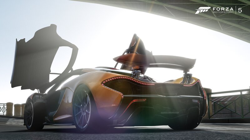 Orange Sports Car — Dramatic, Afternoon, 3d Render, Car Door