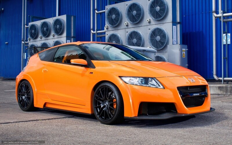 Orange Sports Car — Dramatic, Afternoon, Photograph, Building, Fans